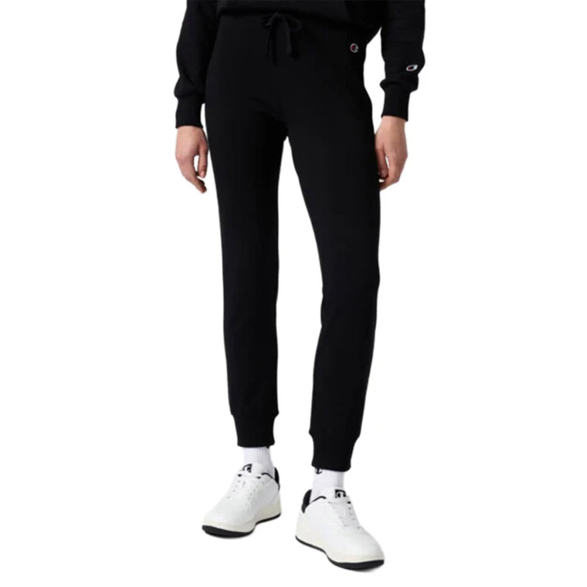 CHAMPION W RIB CUFF PANTS - Nero - vista 3