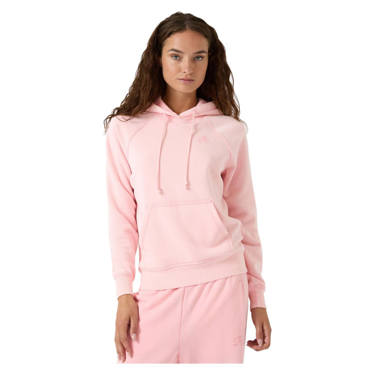 CHAMPION W HOODED SWEATSHIRT - Rosa - vista 2