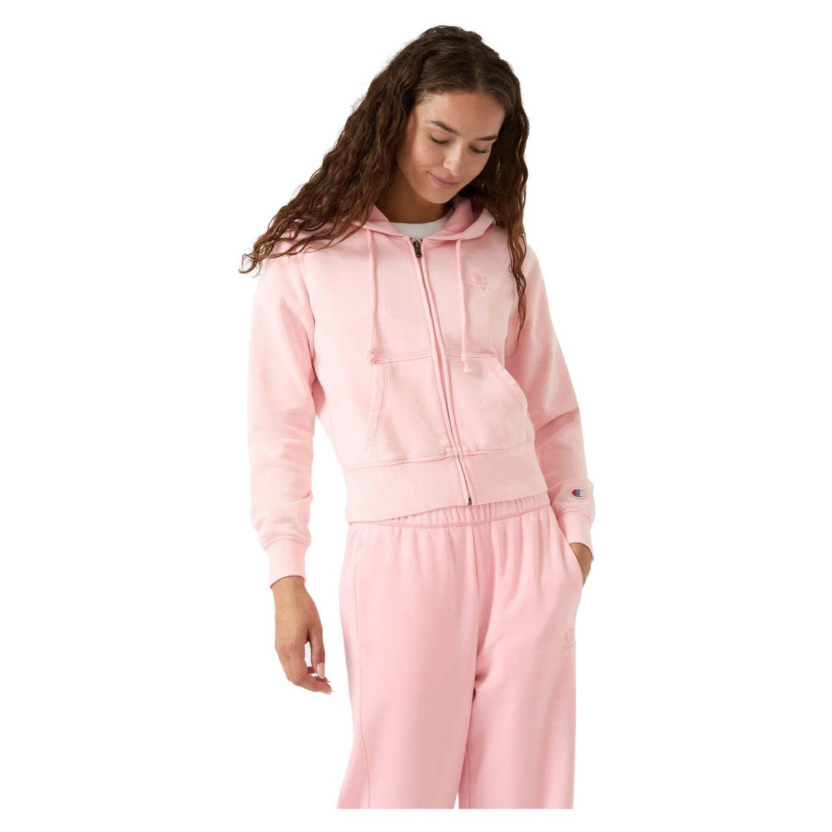CHAMPION W FZ HOODIE SWEATSHIRT - seconda immagine