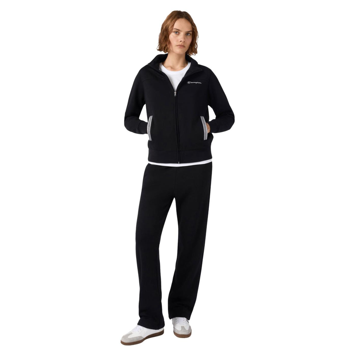CHAMPION W FULL ZIP SUIT - Nero - vista 2
