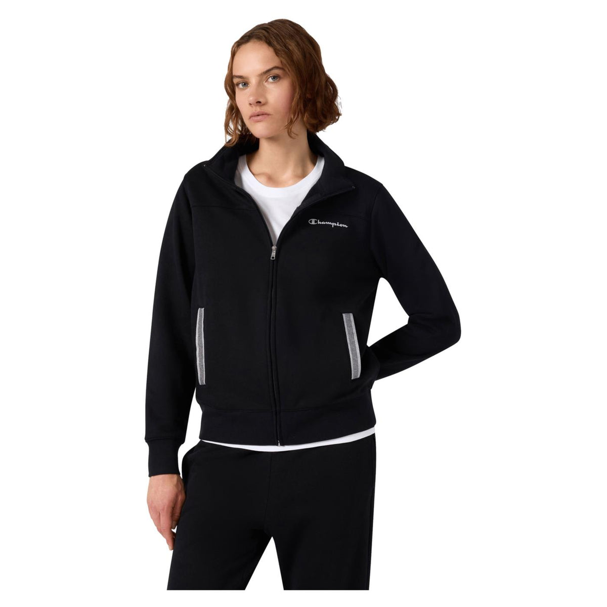 CHAMPION W FULL ZIP SUIT - Nero - vista 4