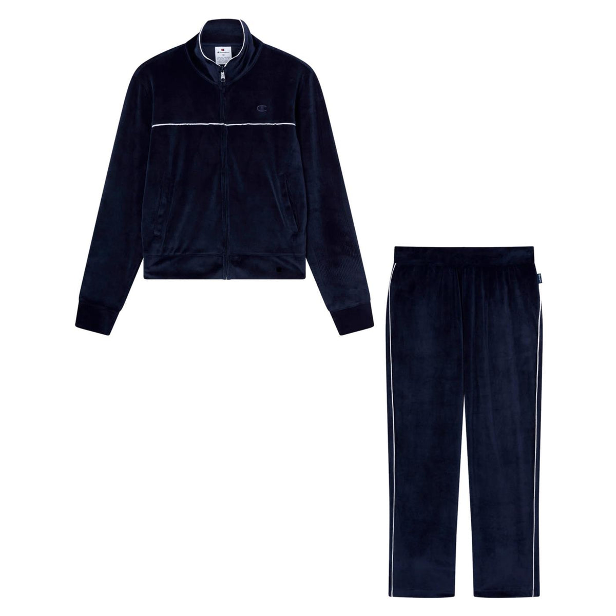 CHAMPION W FULL ZIP SUIT - Blu - vista 4