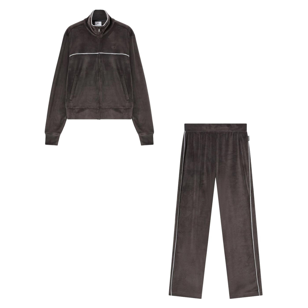 CHAMPION W FULL ZIP SUIT - Grigio scuro - vista 4