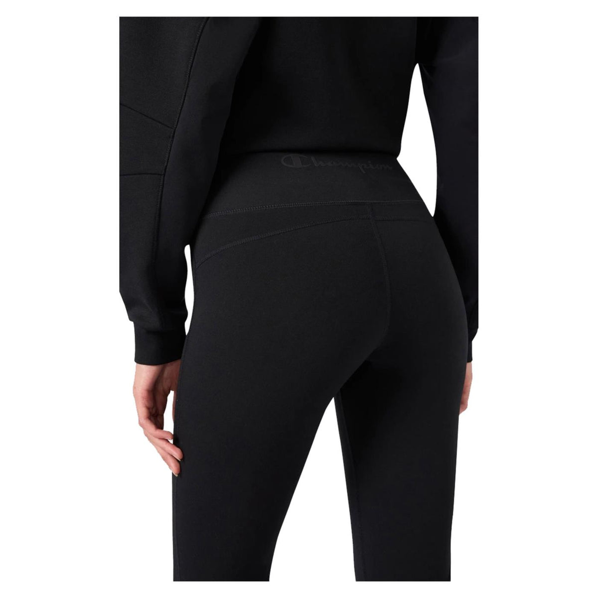 CHAMPION W FLARE LEGGINGS - Nero - vista 4