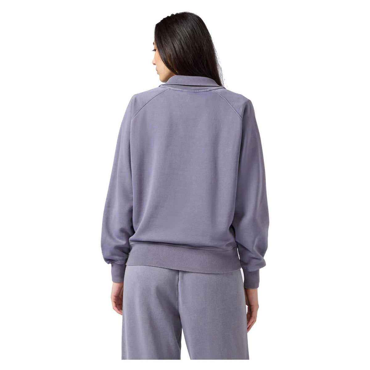CHAMPION W POLO NECK SWEATSHIRT - Lilla - vista 3