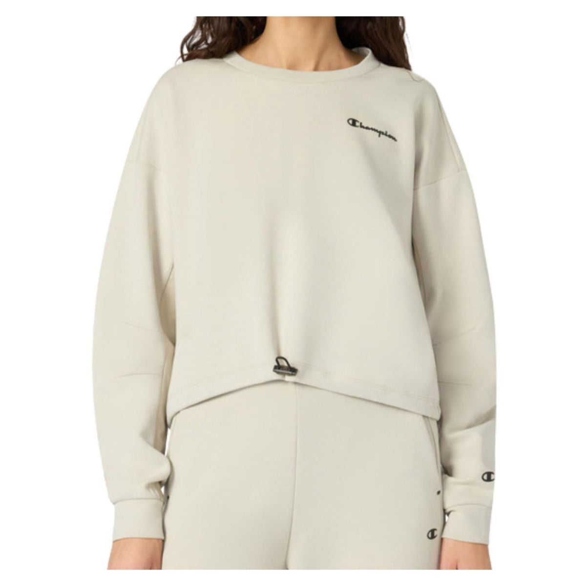 CHAMPION W CREWNECK SWEATSHIRT - Beige - vista 2