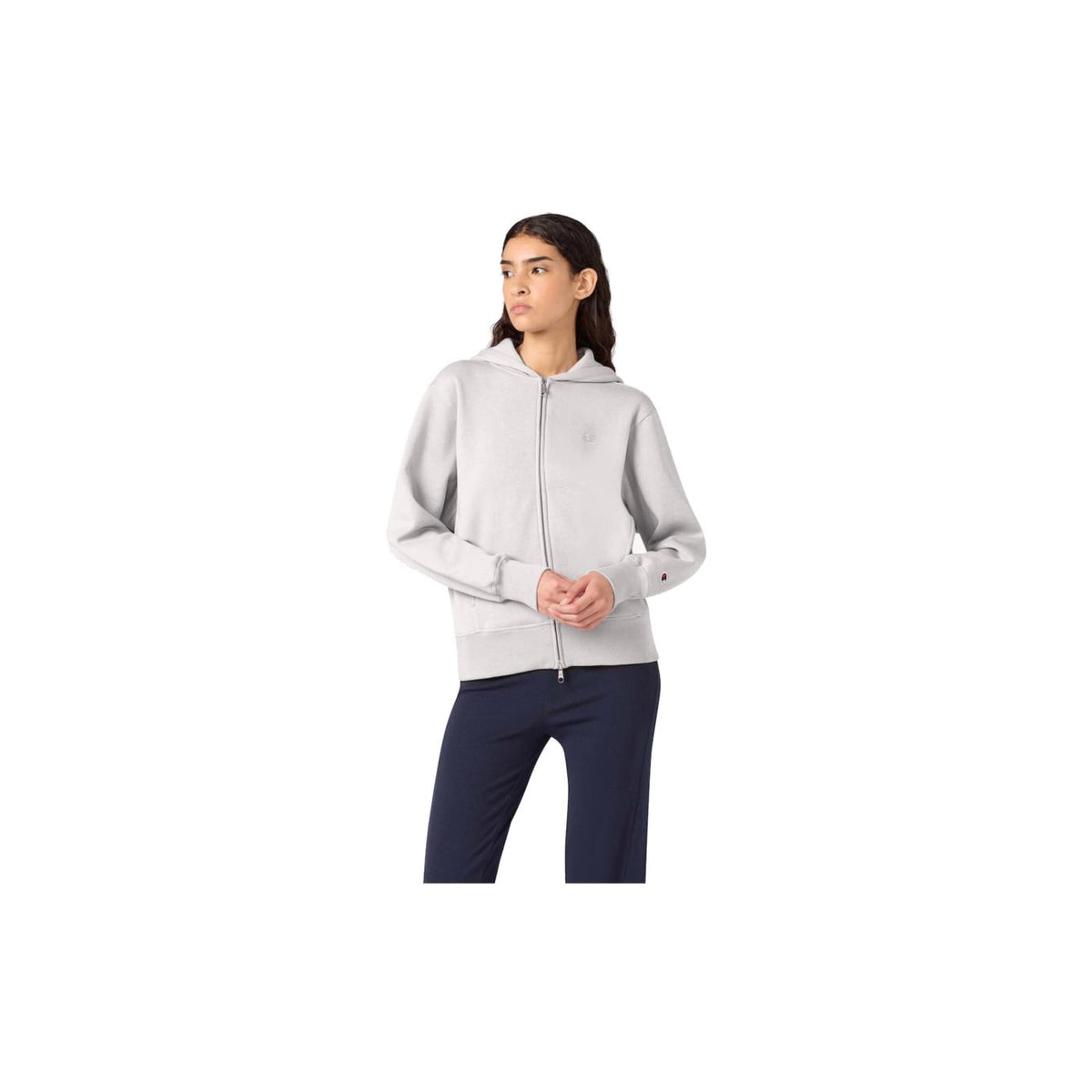 CHAMPION W FZ HOODIE SWEATSHIRT - seconda immagine
