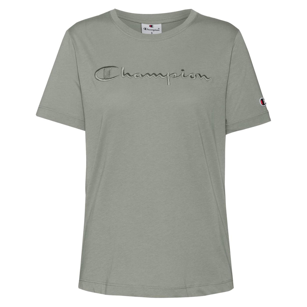 CHAMPION W SS TEE - Verde - immagine principale