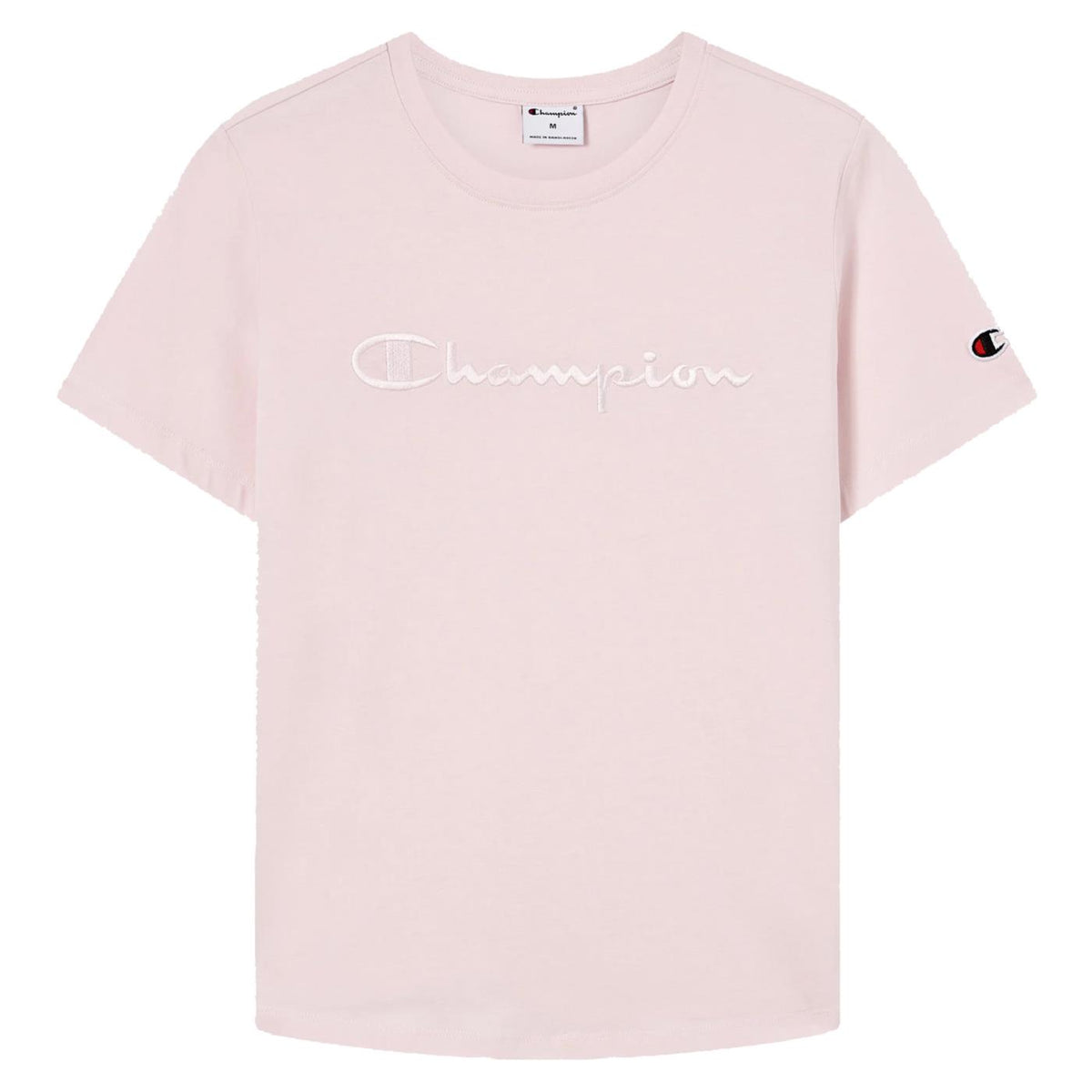 CHAMPION W SS TEE - Rosa - vista 3