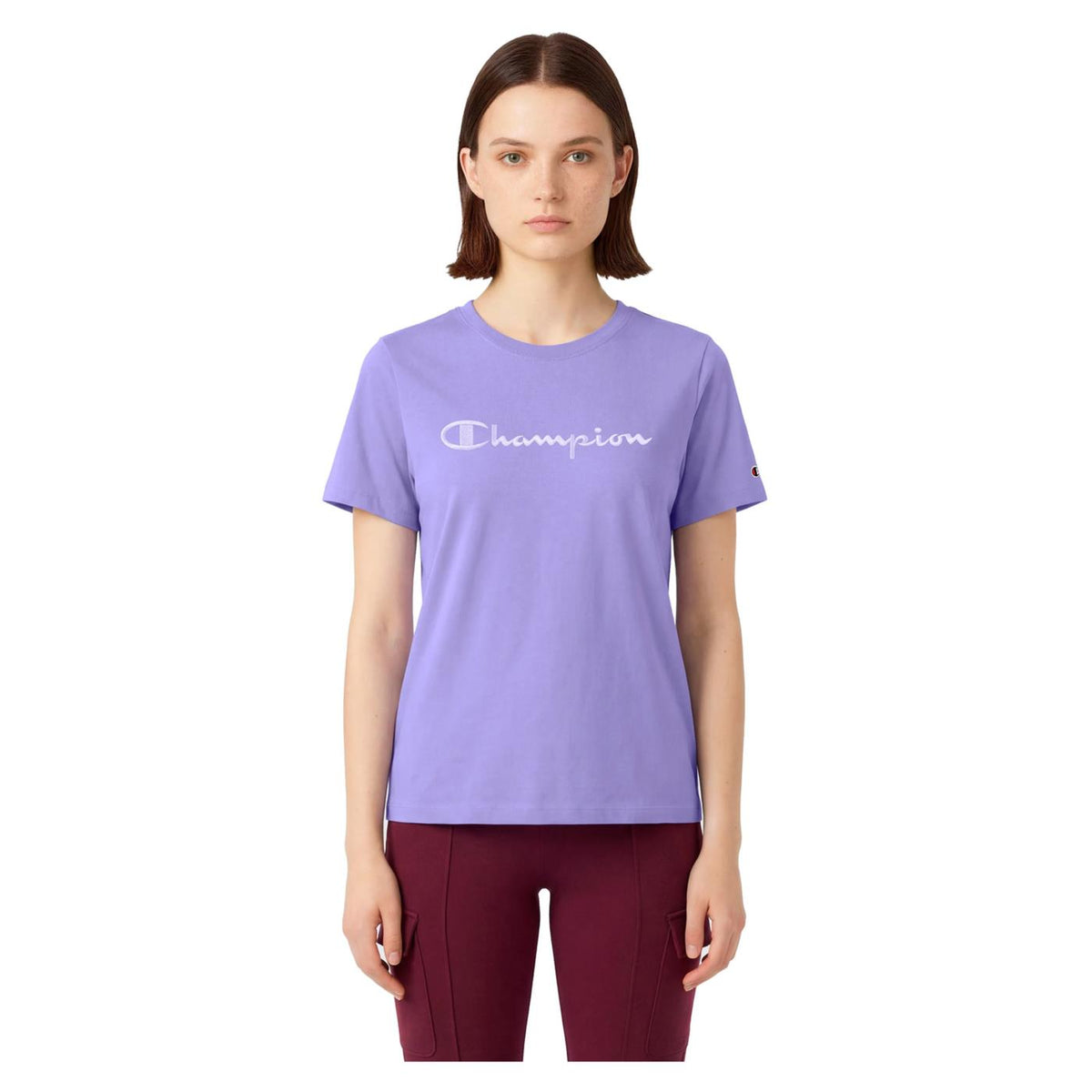 CHAMPION W SS TEE - Lilla - immagine principale