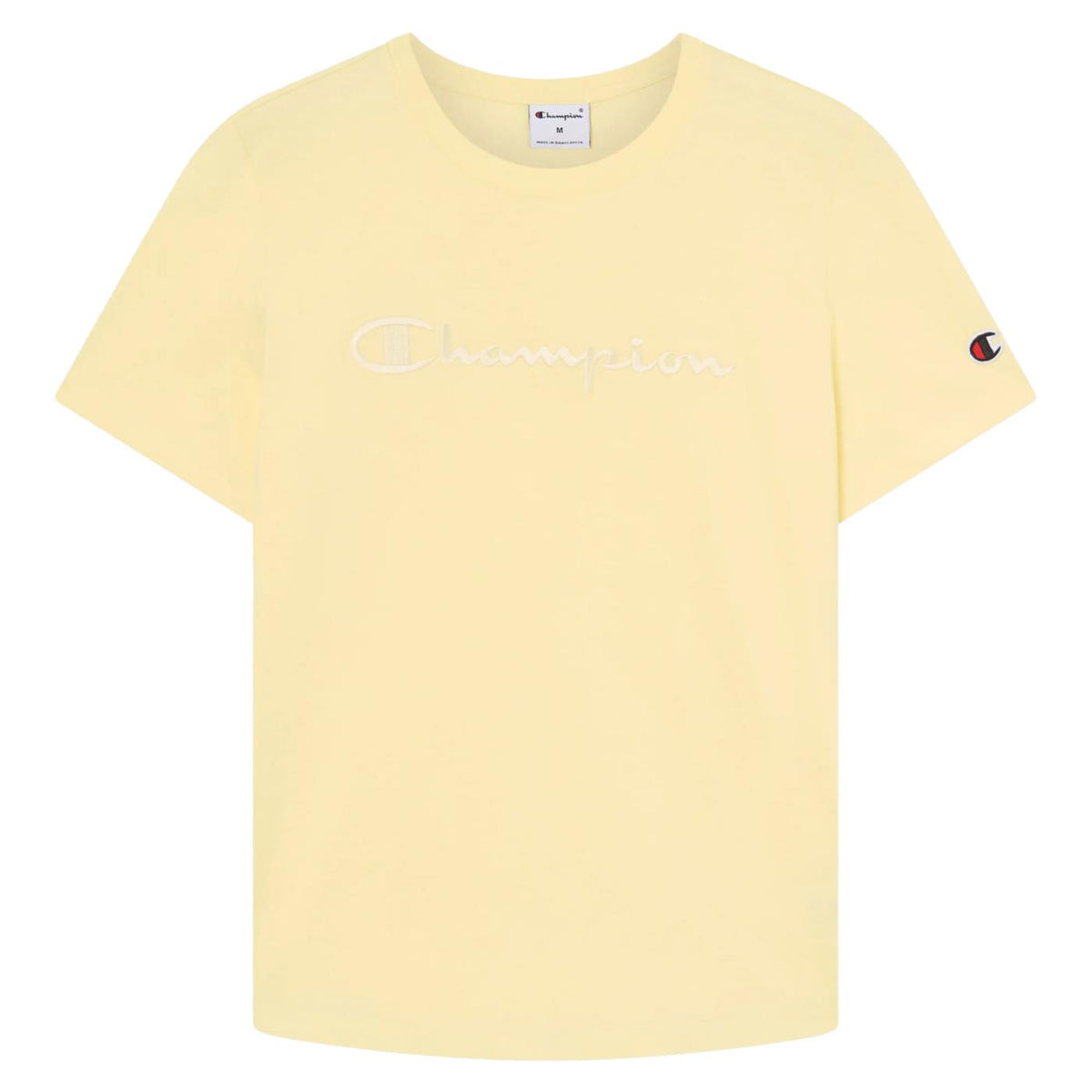 CHAMPION W SS TEE - Giallo - vista 3