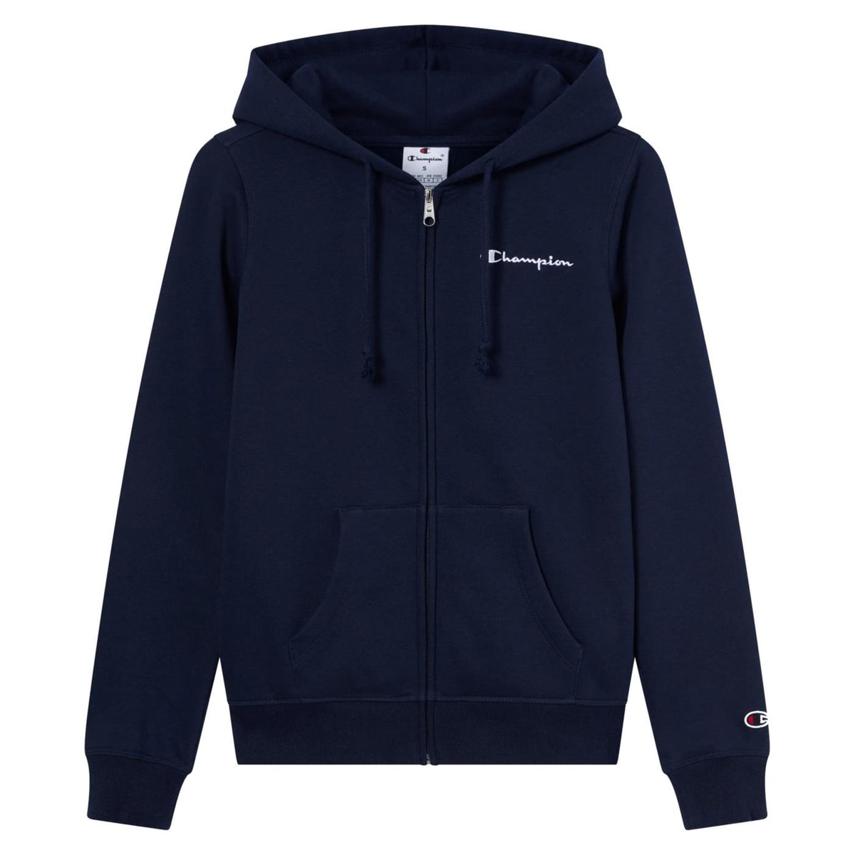 CHAMPION W FZ HOODIE SWEATSHIRT - Blu - immagine principale