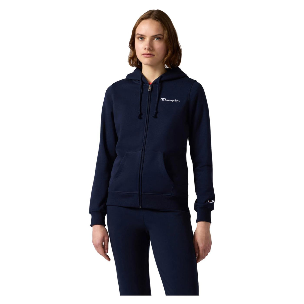 CHAMPION W FZ HOODIE SWEATSHIRT - seconda immagine