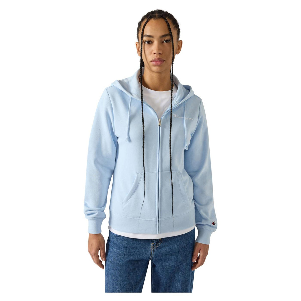 CHAMPION W FZ HOODIE SWEATSHIRT