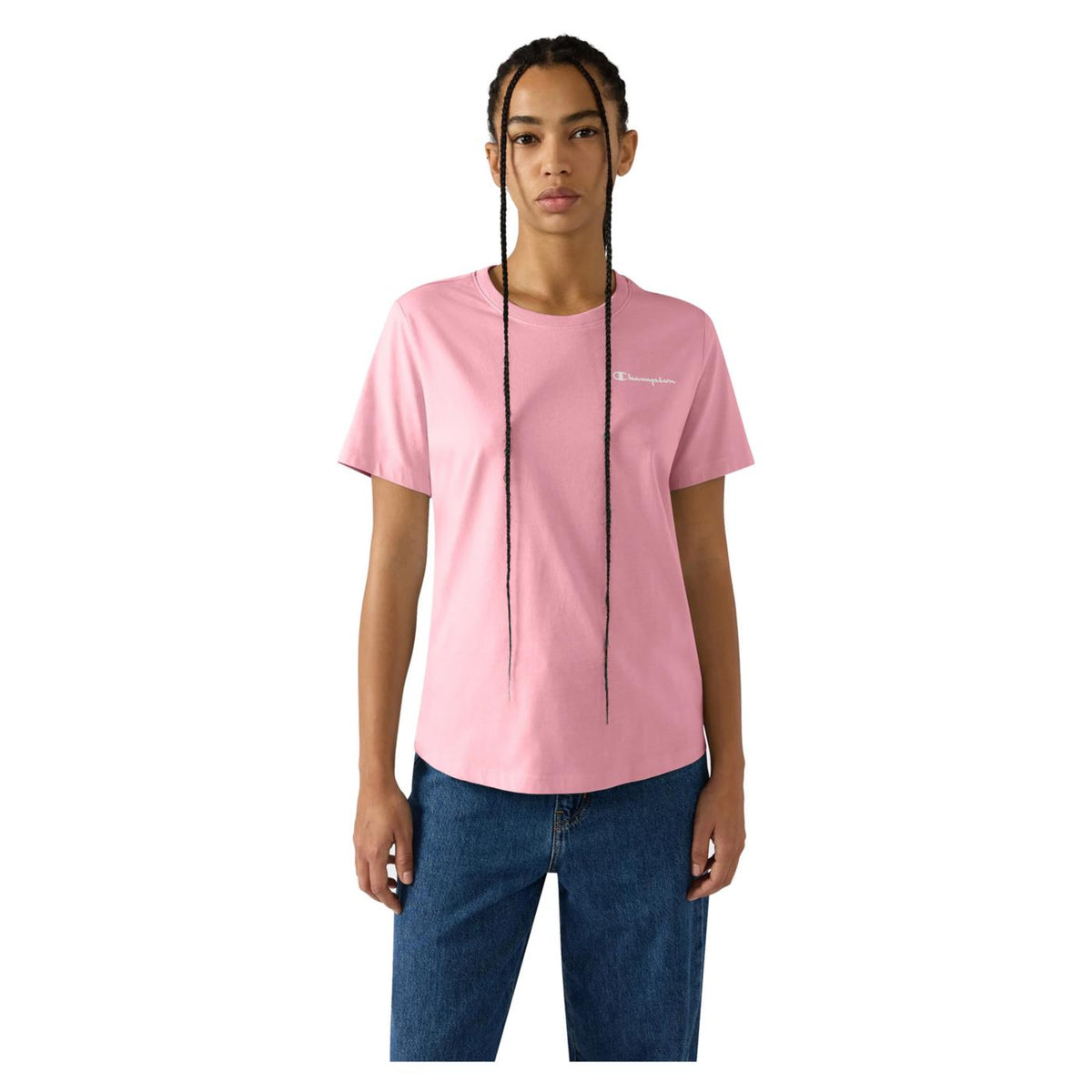 CHAMPION W SS TEE - C1-rosa - immagine principale