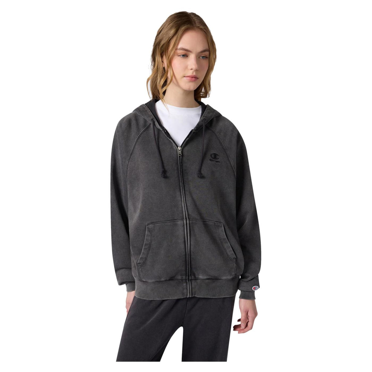 CHAMPION W FZ HOODIE SWEATSHIRT - immagine principale