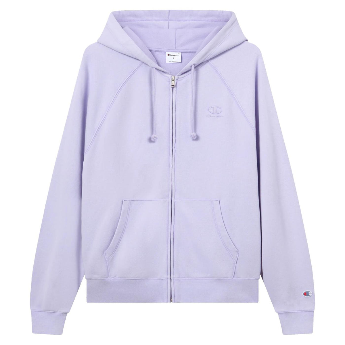 CHAMPION W FZ HOODIE SWEATSHIRT - C1-lilla - vista 3