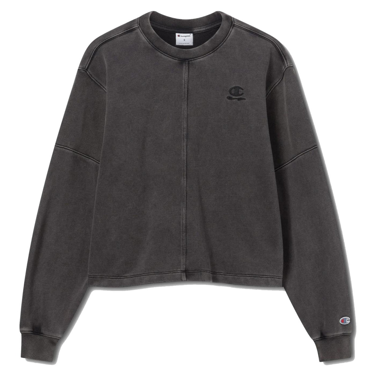 CHAMPION W CREWNECK SWEATSHIRT - Grigio scuro - vista 3
