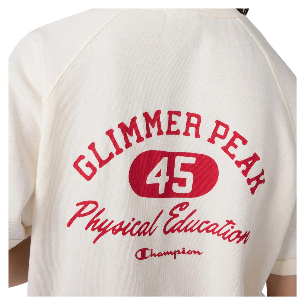 CHAMPION W CREWNECK SWEATSHIRT - Bianco - vista 4