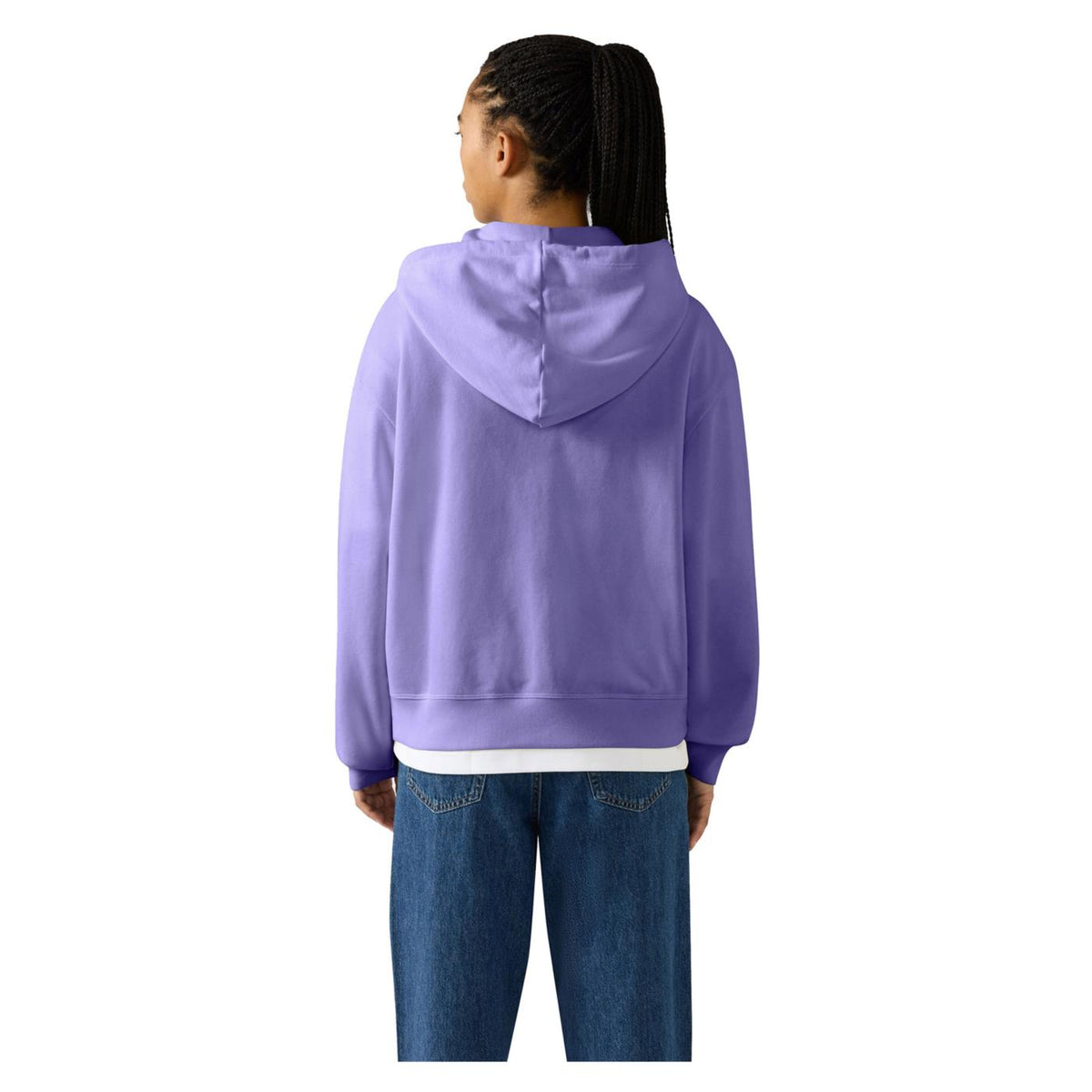CHAMPION W FZ HOODIE SWEATSHIRT - C1-lilla - vista 2