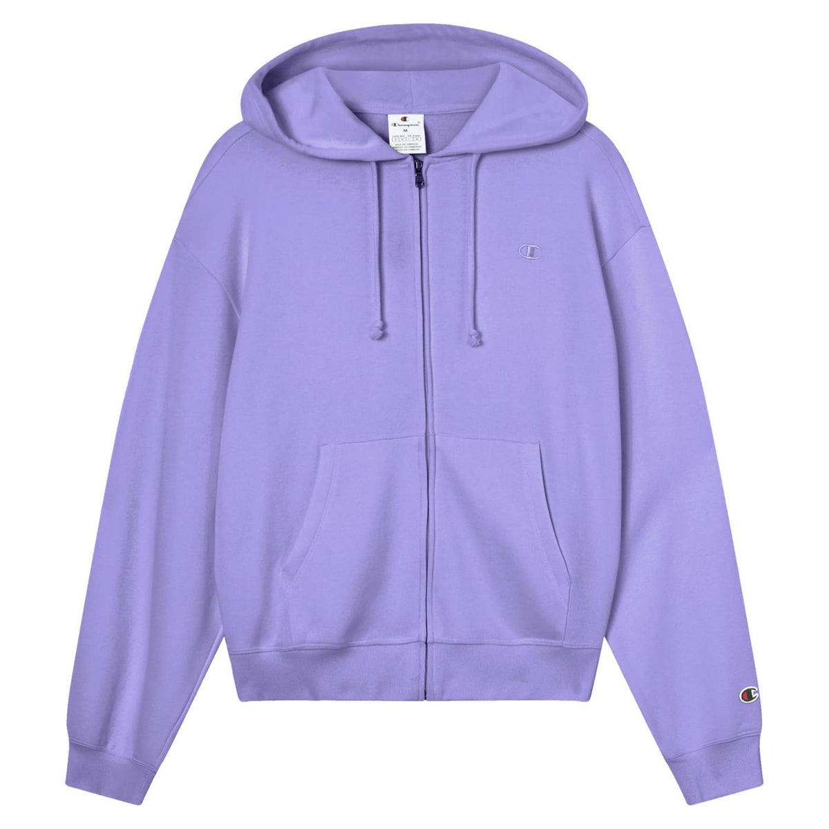 CHAMPION W FZ HOODIE SWEATSHIRT - C1-lilla - vista 3