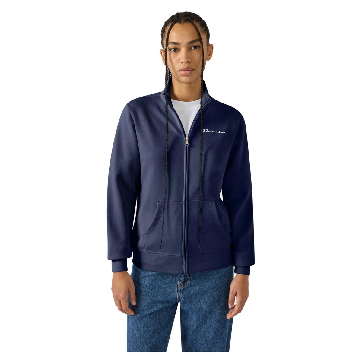 CHAMPION W FULL ZIP SWEATSHIRT - Blu - immagine principale
