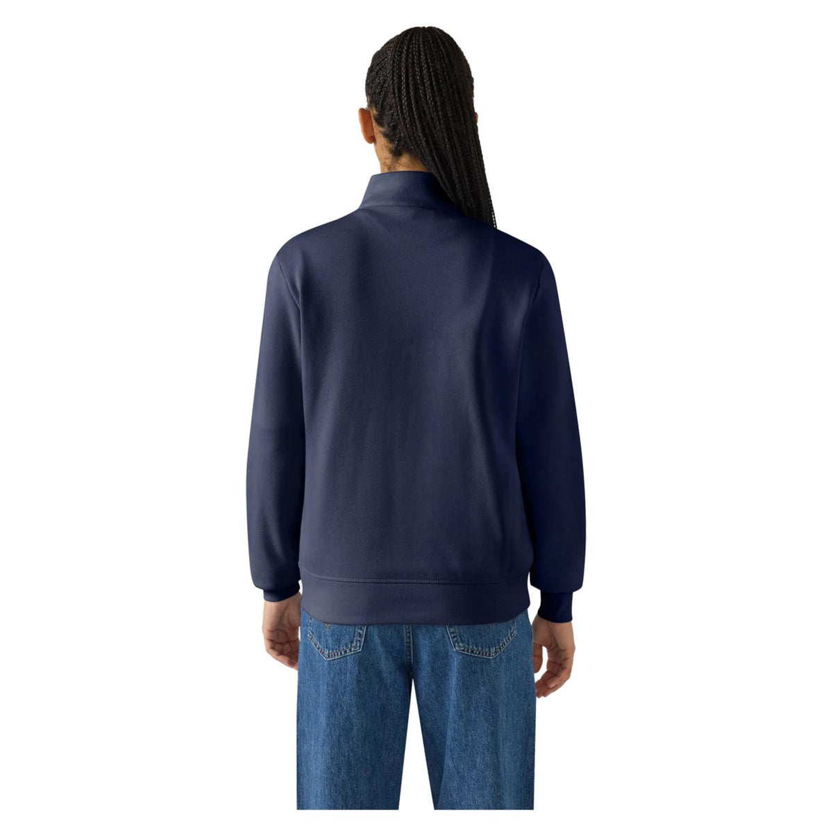 CHAMPION W FULL ZIP SWEATSHIRT - Blu - vista 2