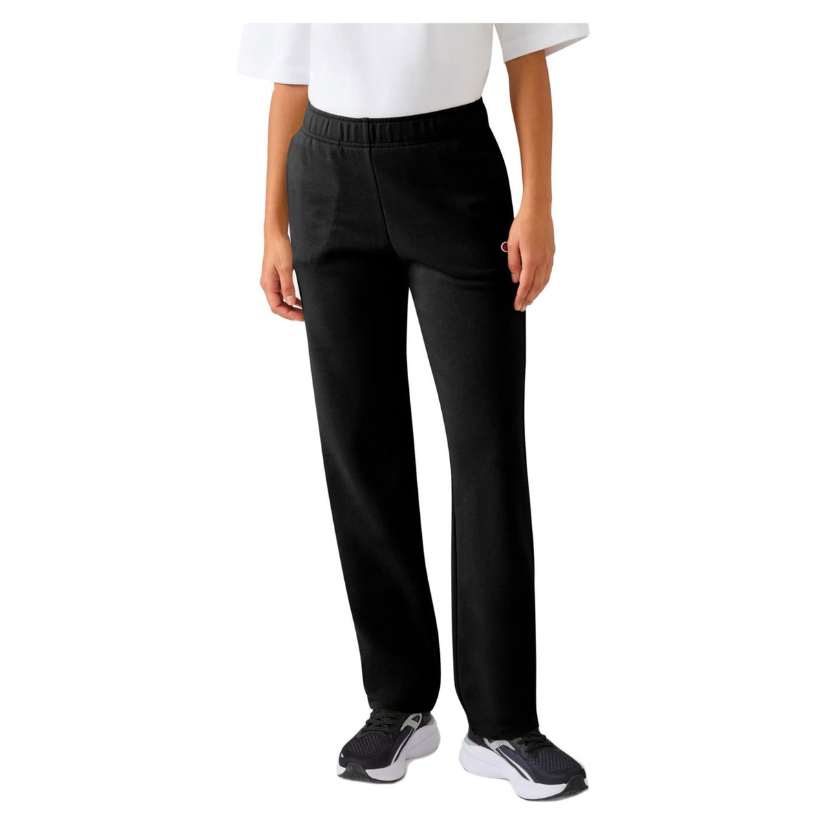 CHAMPION W STRAIGHT HEM PANTS - Nero - immagine principale