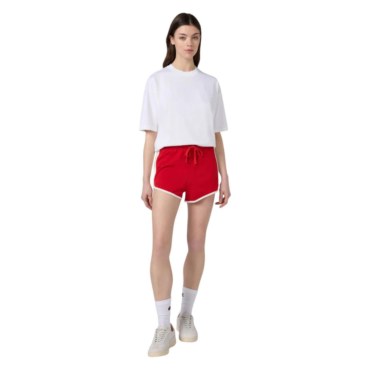 CHAMPION W SHORTS - Rosso - vista 4