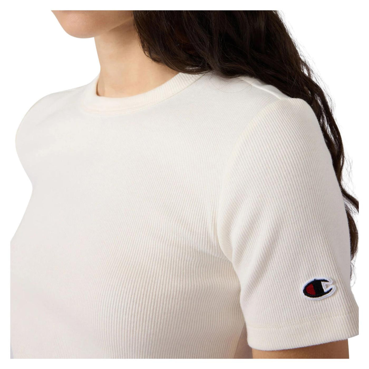 CHAMPION W SS TEE - Bianco - vista 3