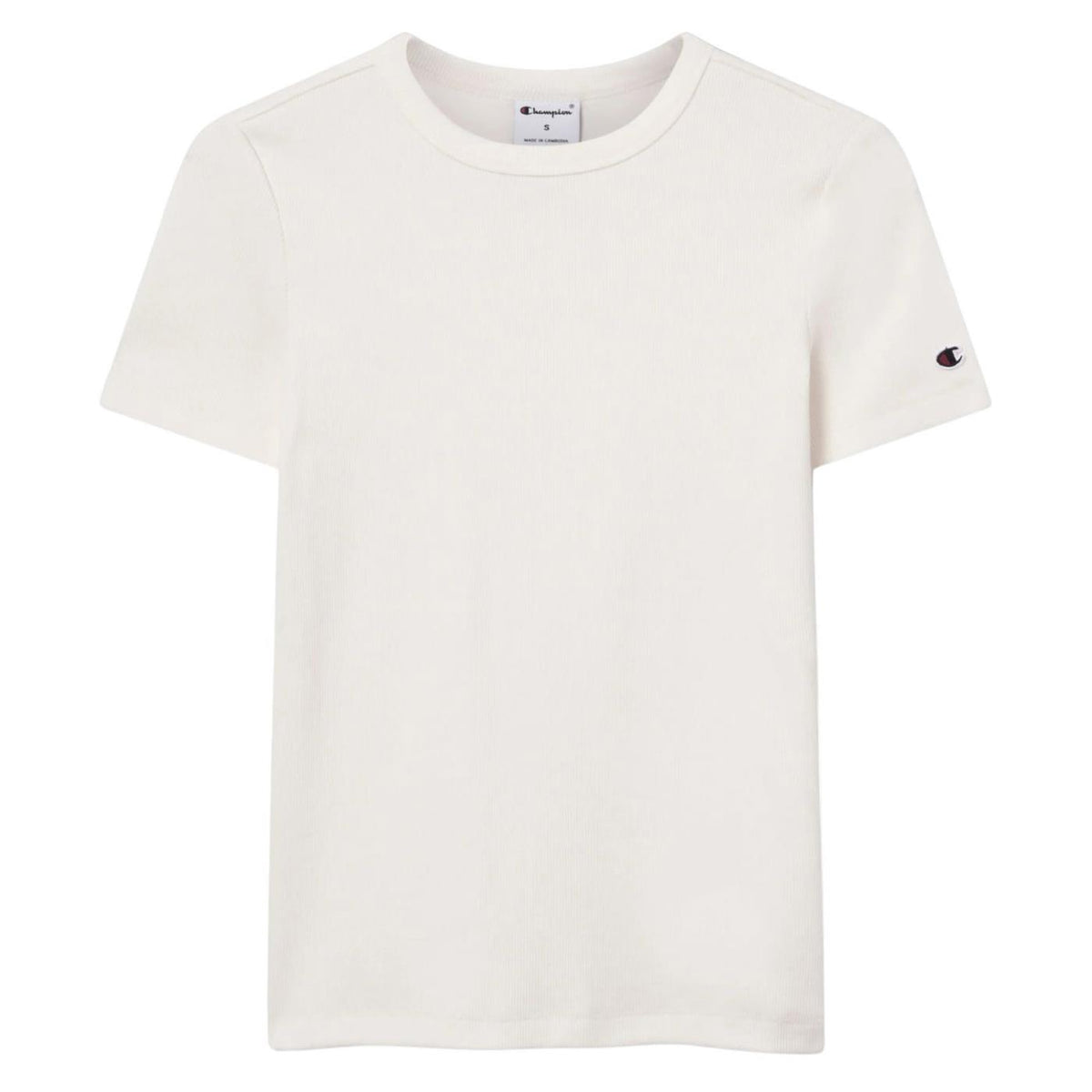 CHAMPION W SS TEE - Bianco - vista 4