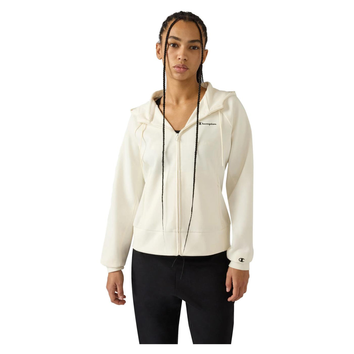 CHAMPION W FZ HOODIE SWEATSHIRT