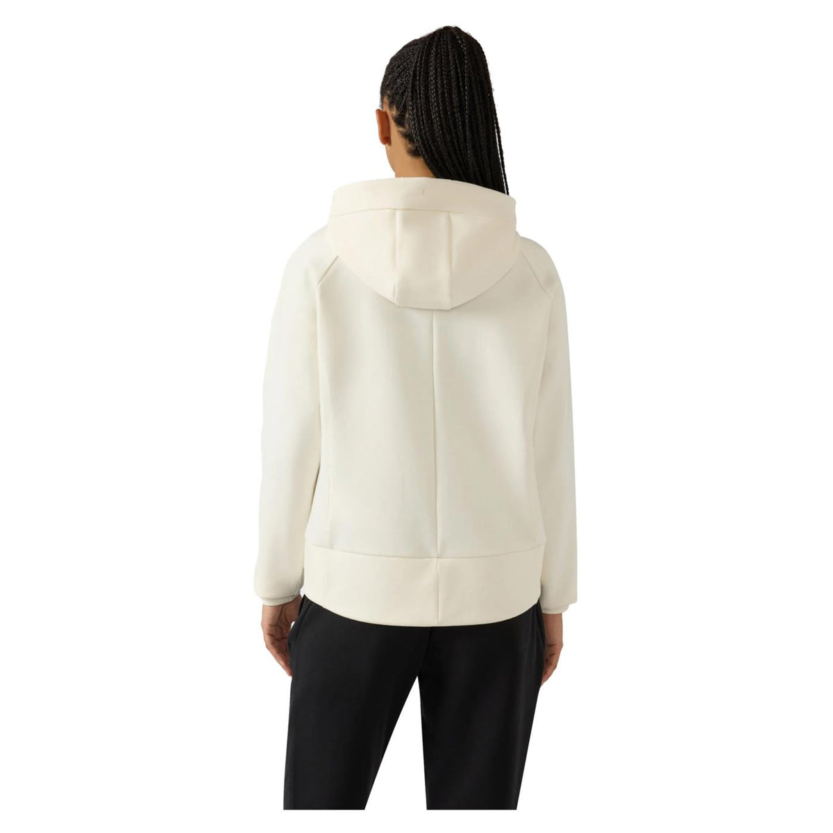 CHAMPION W FZ HOODIE SWEATSHIRT - Bianco - vista 2