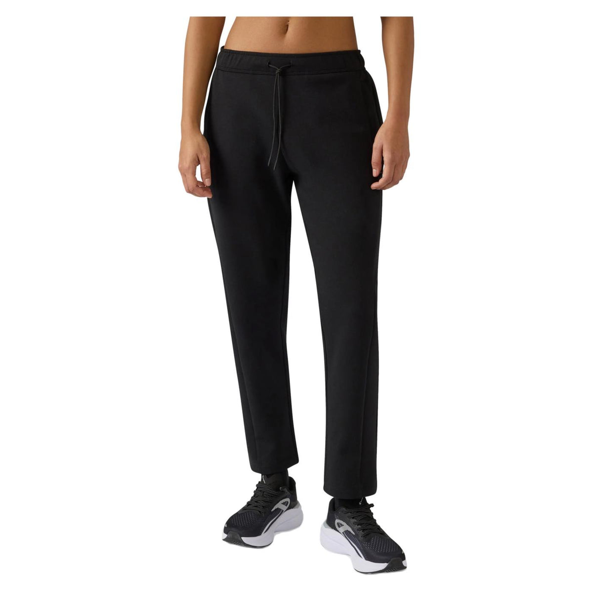 CHAMPION W STRAIGHT HEM PANTS - Nero - immagine principale