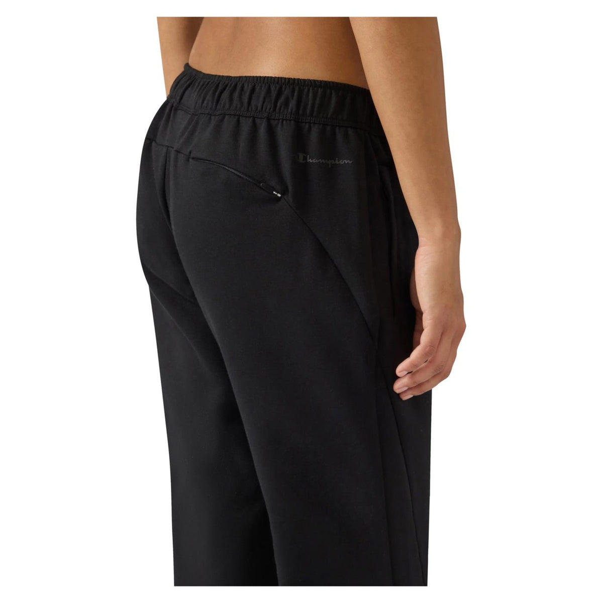 CHAMPION W STRAIGHT HEM PANTS - Nero - vista 3