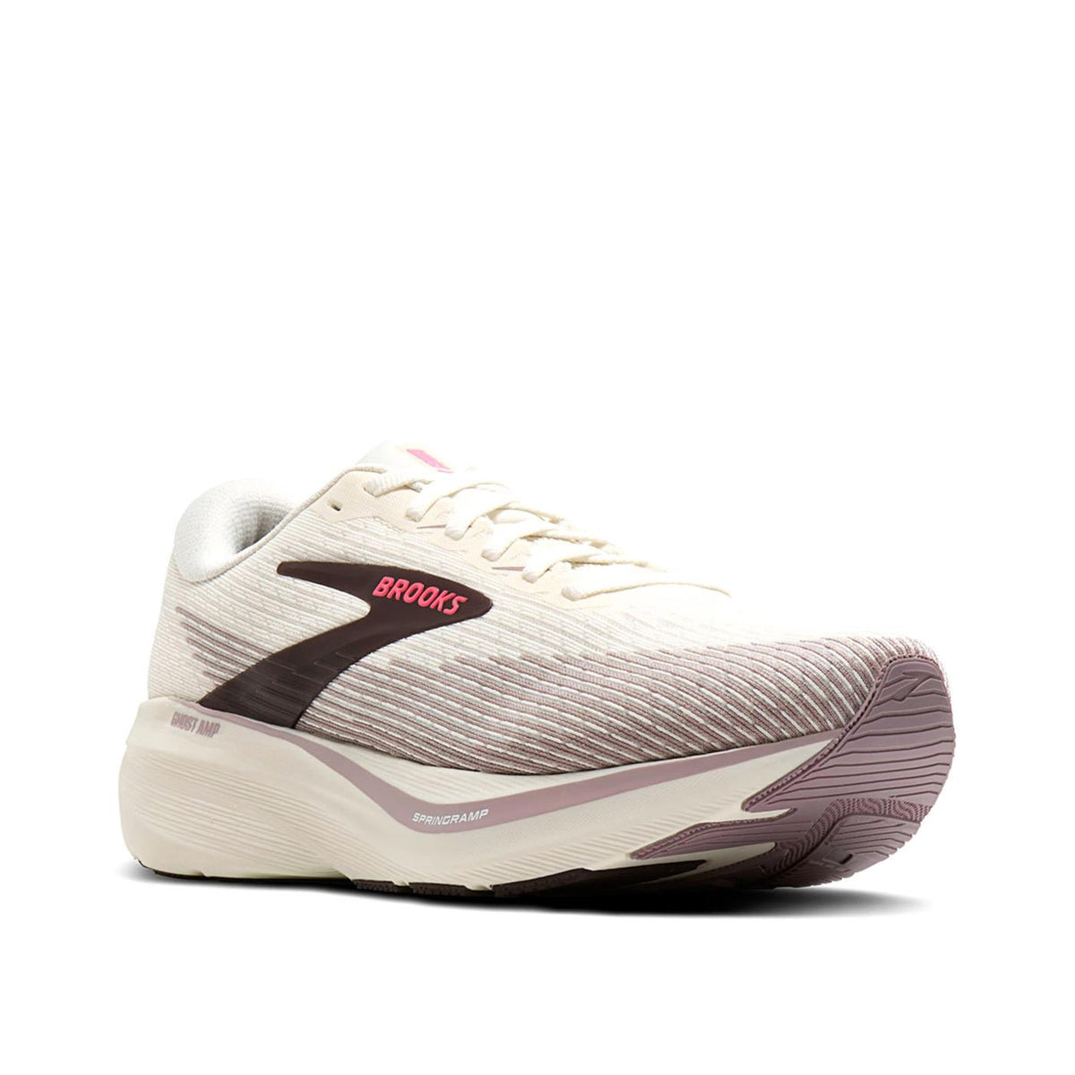BROOKS GHOST AMP WOMAN - Bianco - vista 3