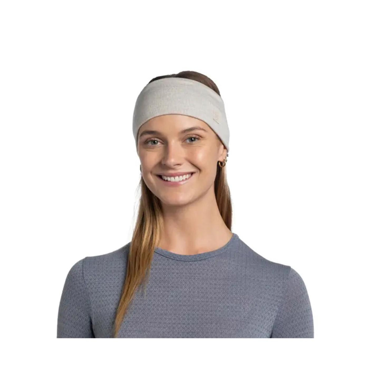 BUFF MERINO WIDE HEADBAND CLOU - seconda immagine