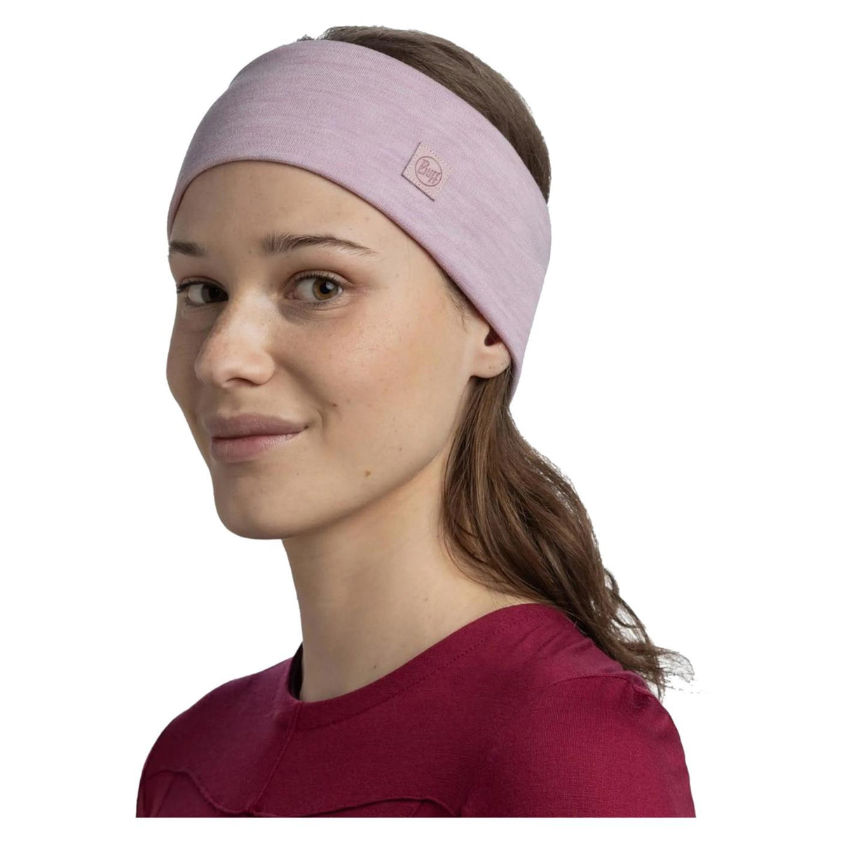 BUFF MERINO WIDE HEADBAND LILA - seconda immagine