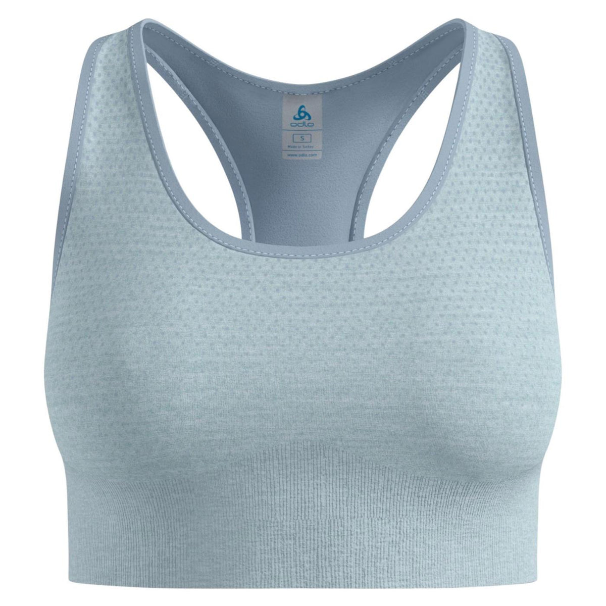 ODLO SEAMLESS MED PADDED BRA - Azzurro - vista 3