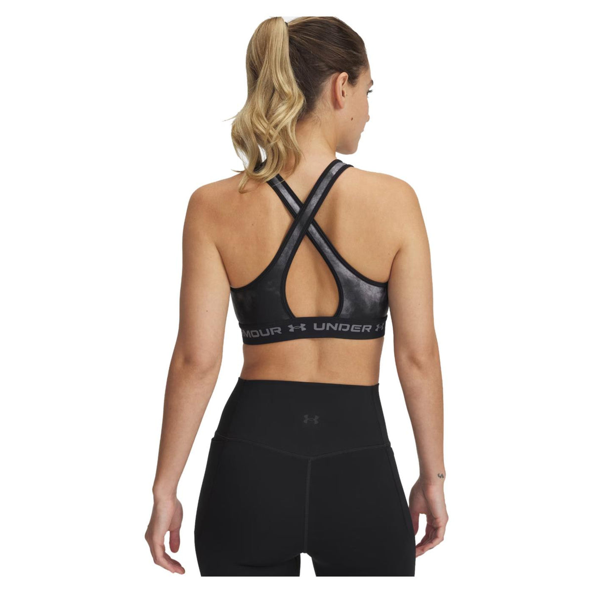 UNDER ARMOUR CROSSBACK MID PRINT BRA - seconda immagine