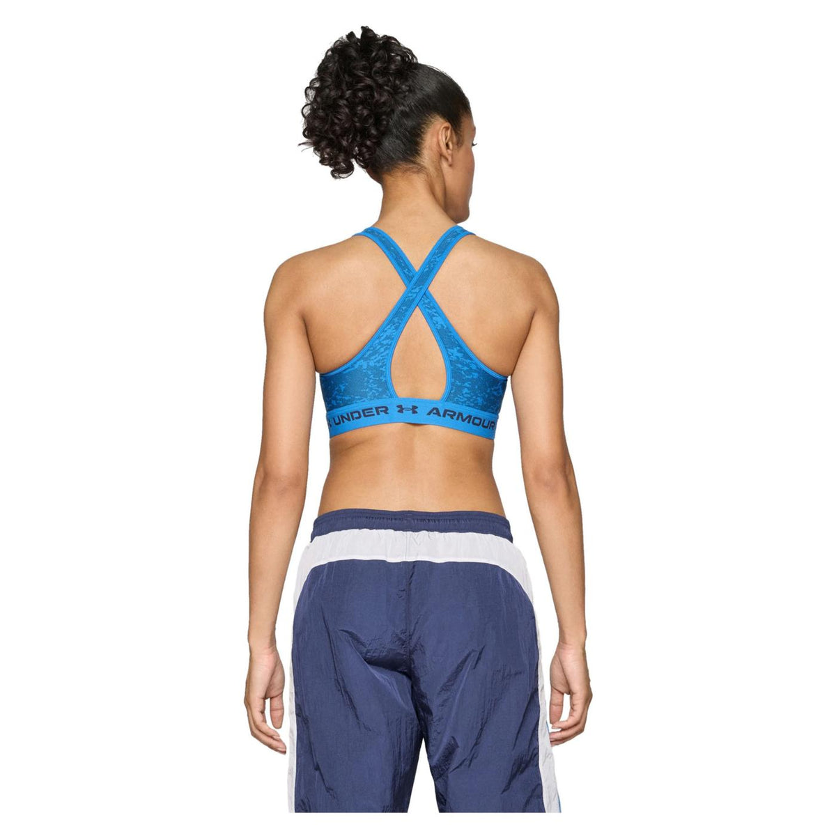 UNDER ARMOUR CROSSBACK MID PRINT BRA