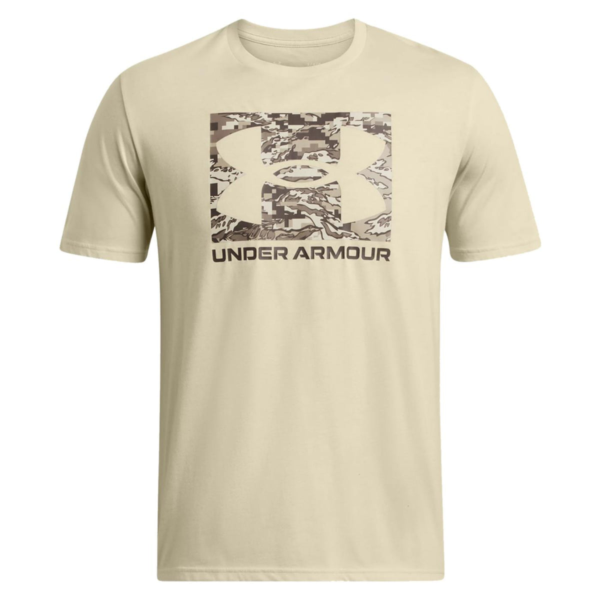 UNDER ARMOUR CAMO BOXED LOGO SS TEE