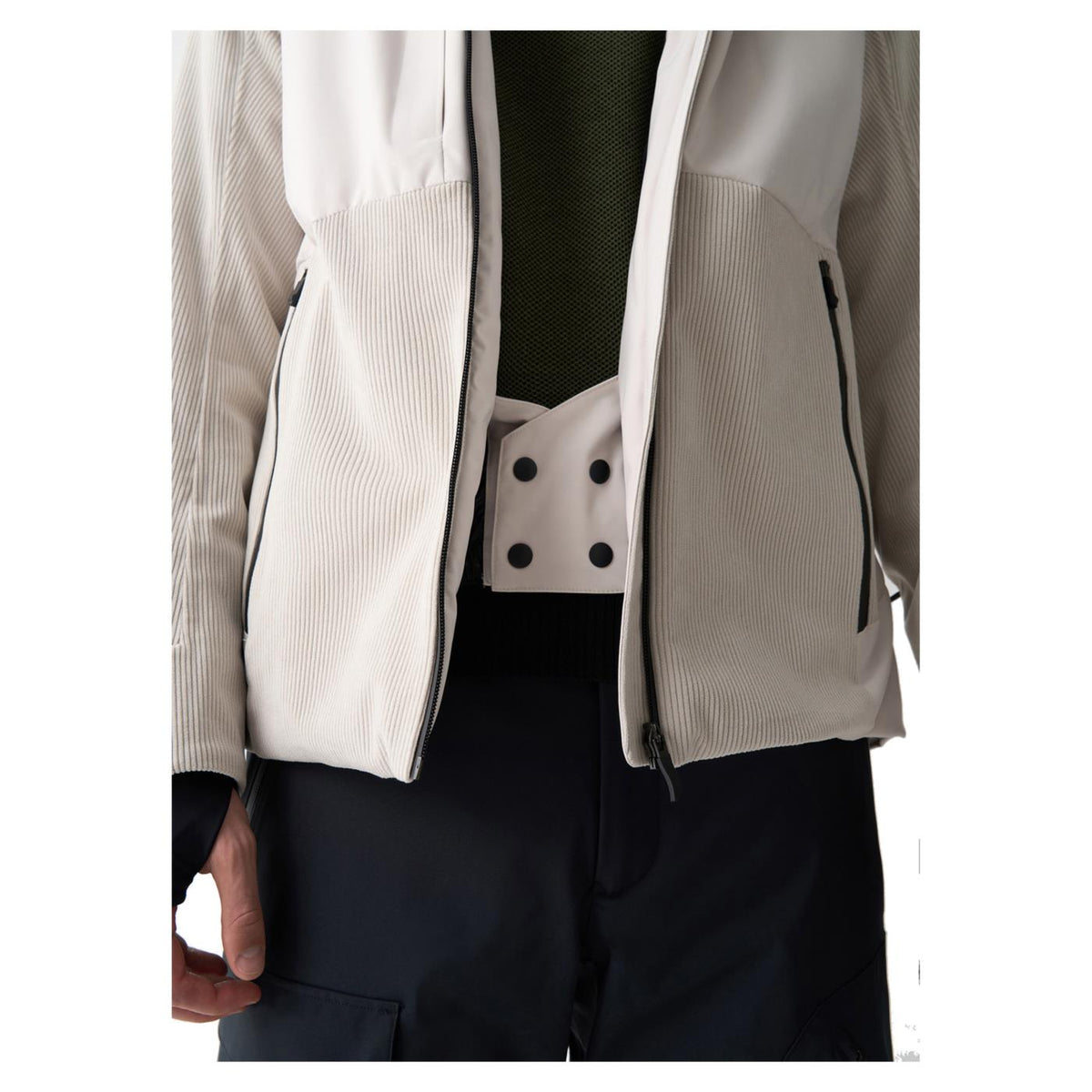 COLMAR TIMELESS PLAIN SKI JACKET - Beige - vista 2