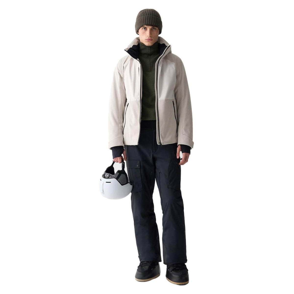 COLMAR TIMELESS PLAIN SKI JACKET - Beige - vista 3