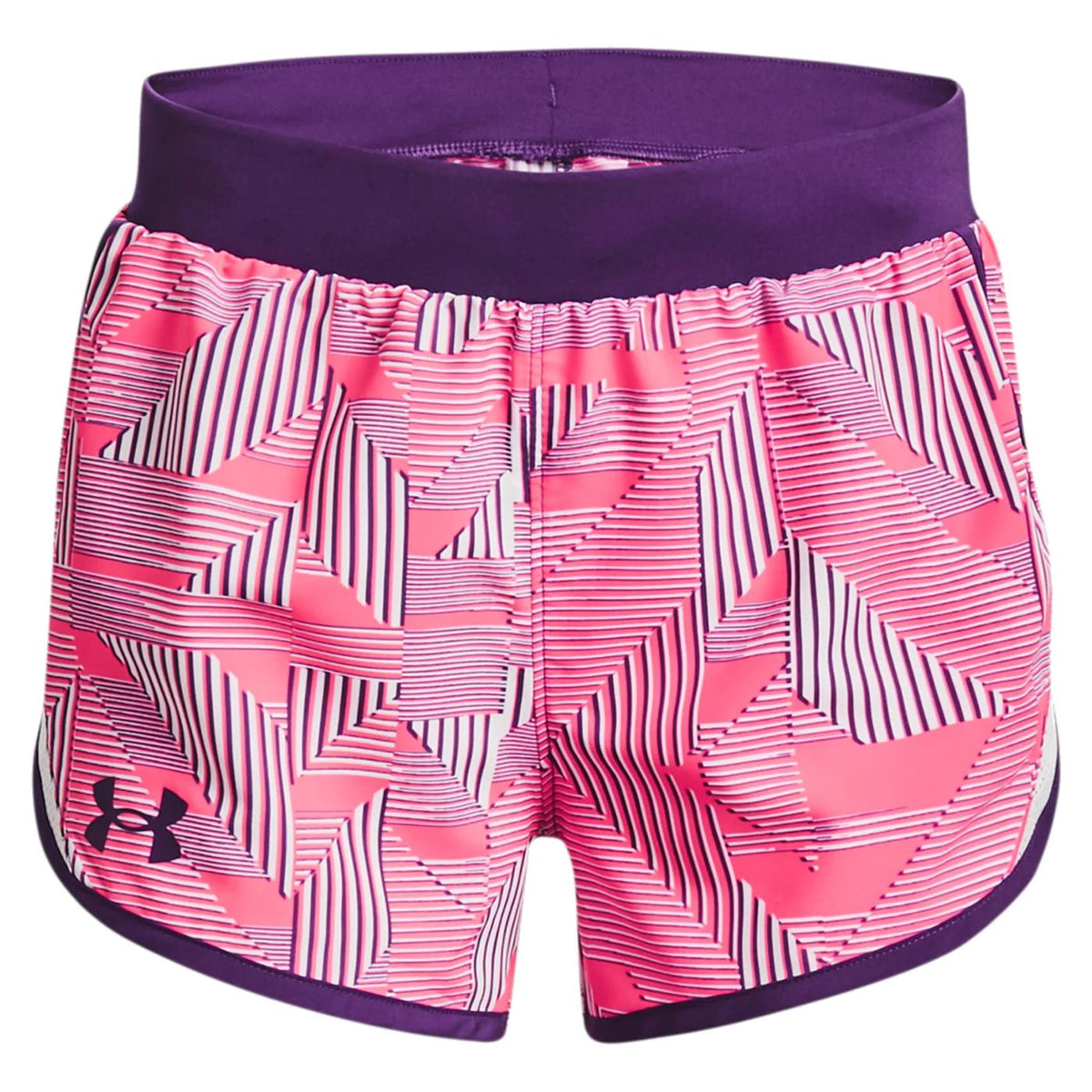 UNDER ARMOR FLY BY PRINTED JR SHORT