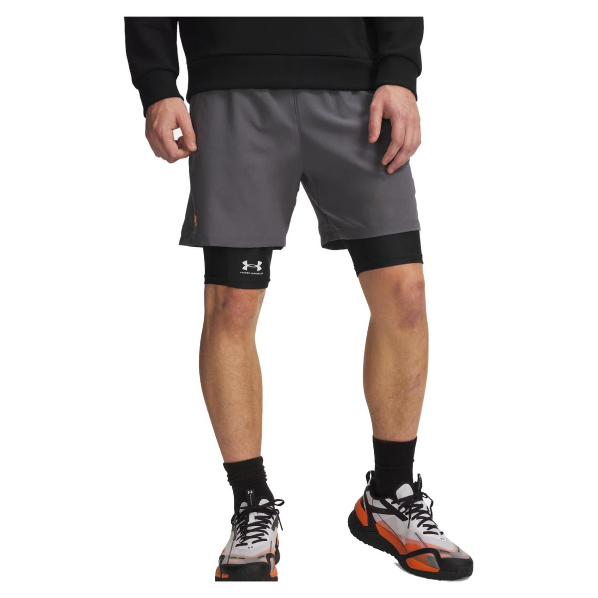 UNDER ARMOUR VANISH WOVEN 6IN SHORTS - Grigio scuro - immagine principale