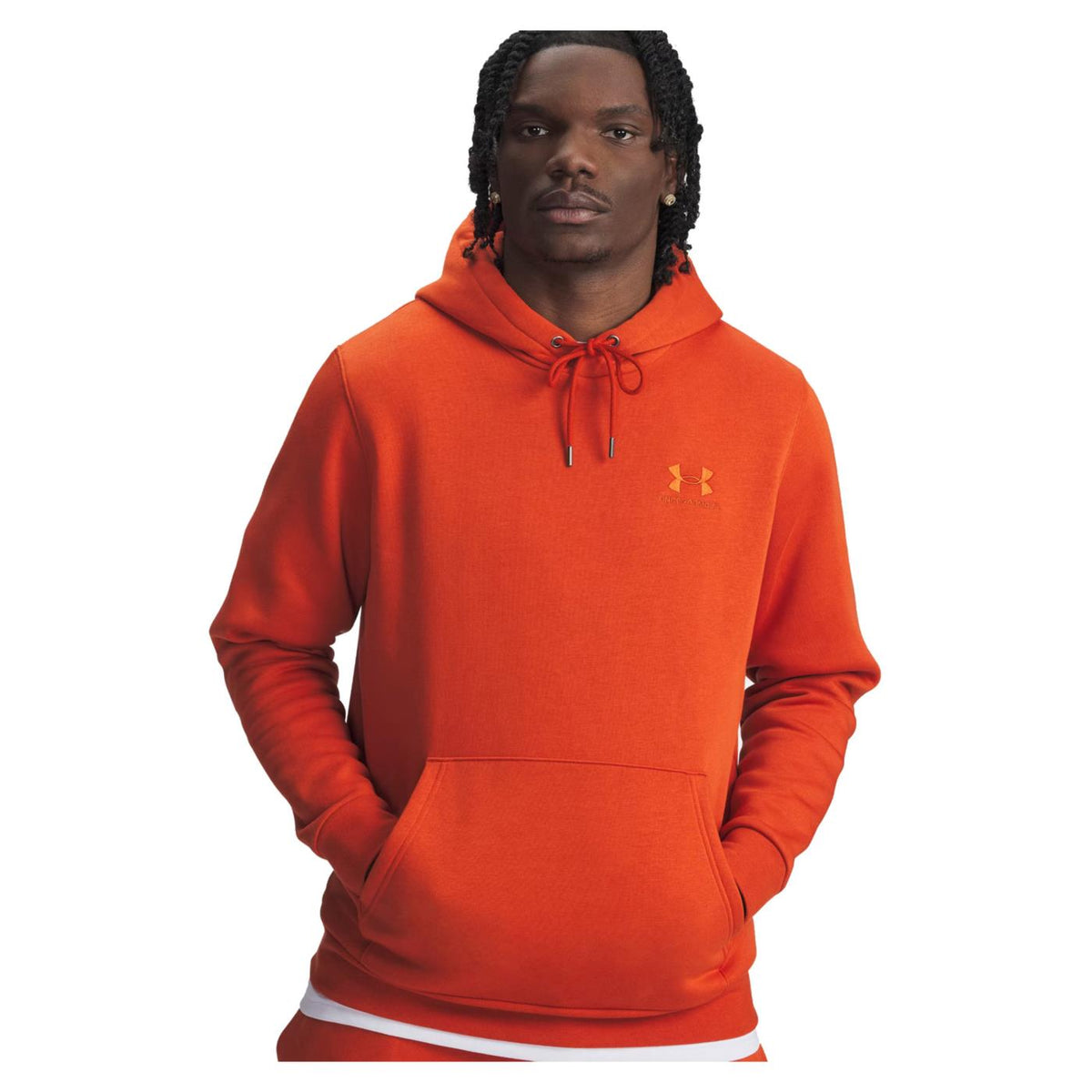 UNDER ARMOUR ESSENTIAL FLEECE HOODIE - Azzurro - immagine principale
