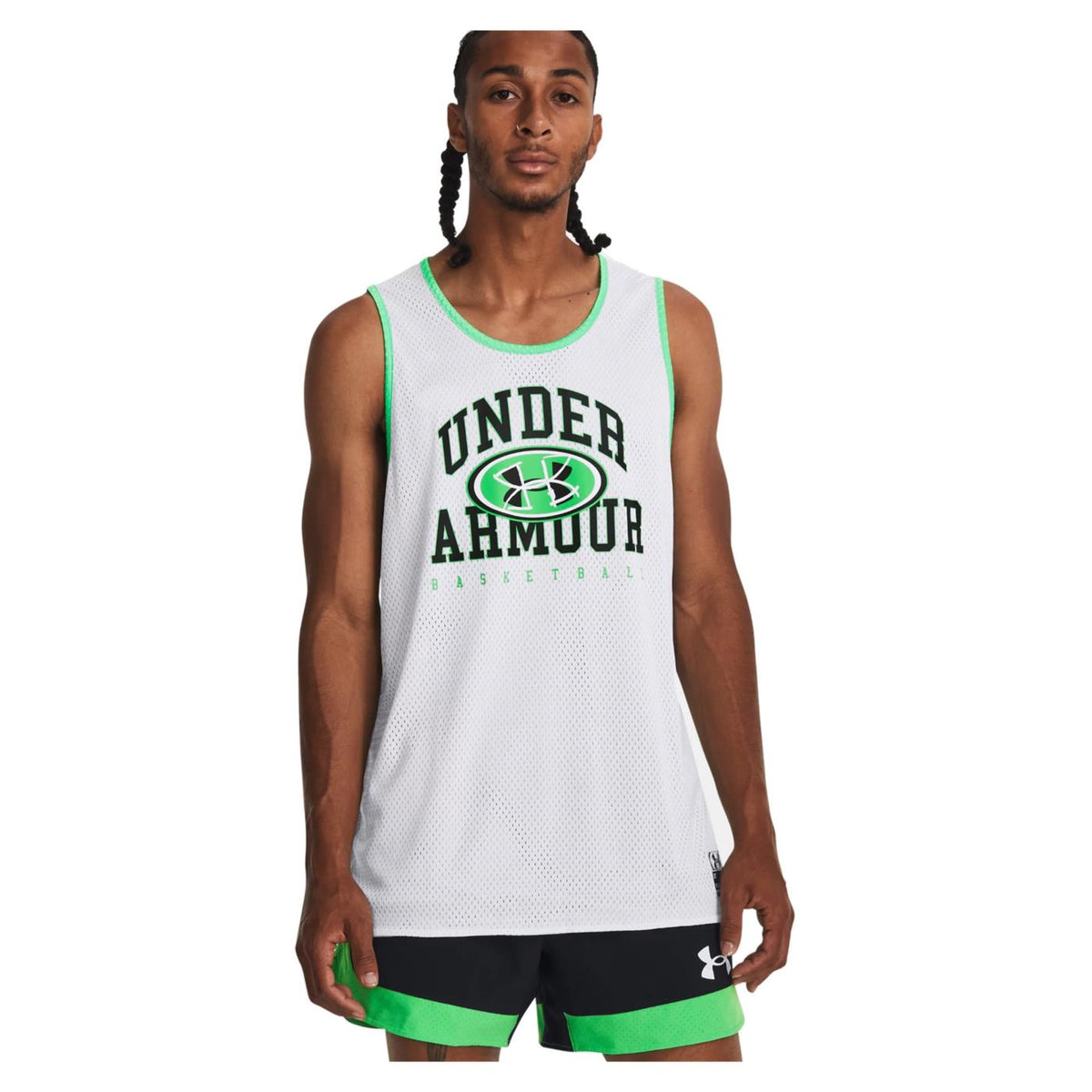 UNDER ARMOUR BASELINE REVERSIBLE JSY - Bianco - vista 3