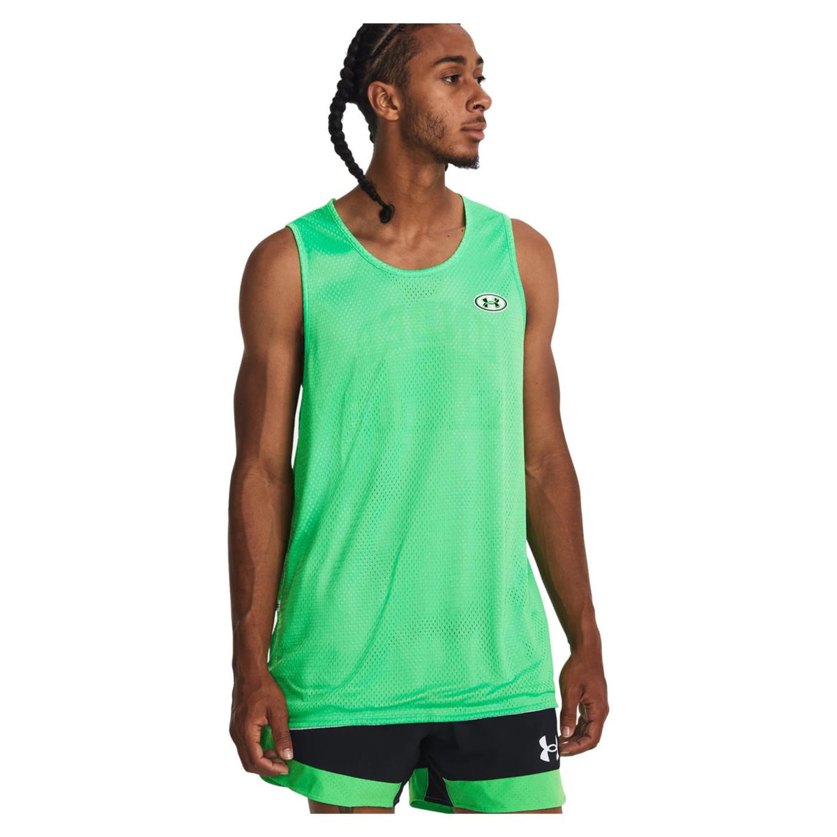 UNDER ARMOUR BASELINE REVERSIBLE JSY - Bianco - vista 5
