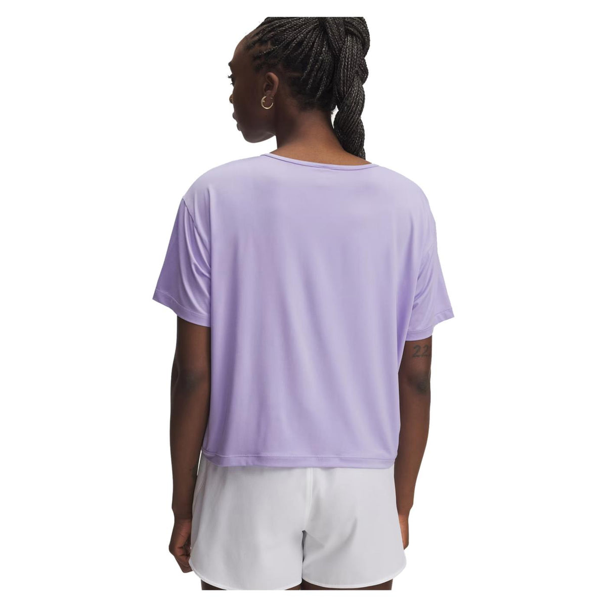 UNDER ARMOUR WOMAN MOTION SS TEE - Viola - vista 4
